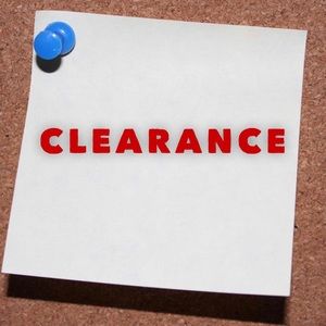 Clearance Items! Donating soon!